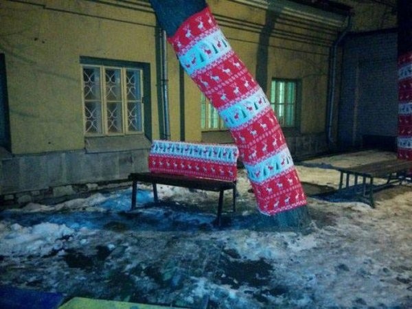 10. Kiedy zima sroga to nawet drzewa się ubierają 