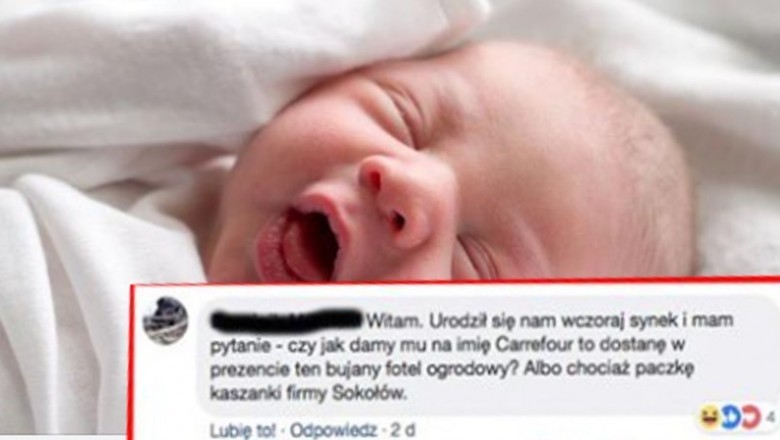 Chciał nazwać swojego syna „Carrefour”! Wszystko dlatego, że liczył na jakiś gratis od sieci marketów!