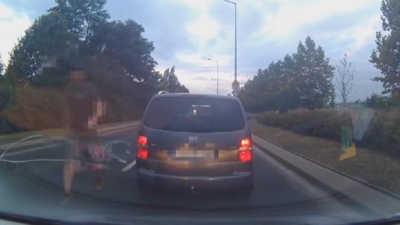 Dostawca pizzy kontra agresywny strażnik prędkości! Niektórzy mają problemy z opanowaniem!