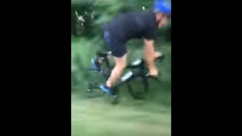 Myślisz, że widziałeś chamskie zachowanie?! To zobacz co zrobił ten typ w aucie z rowerzystą!